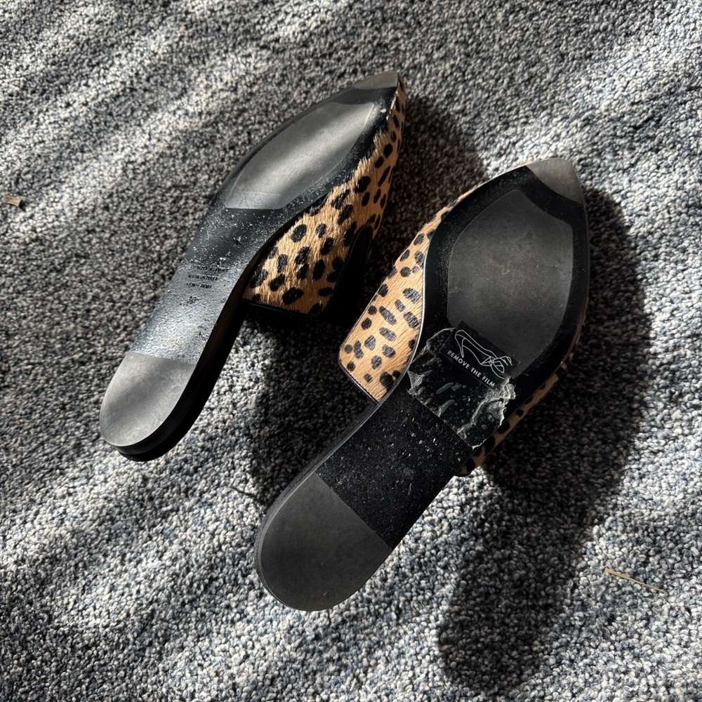Jenni Kayne animal print mule size 39 - Picture 4 of 5